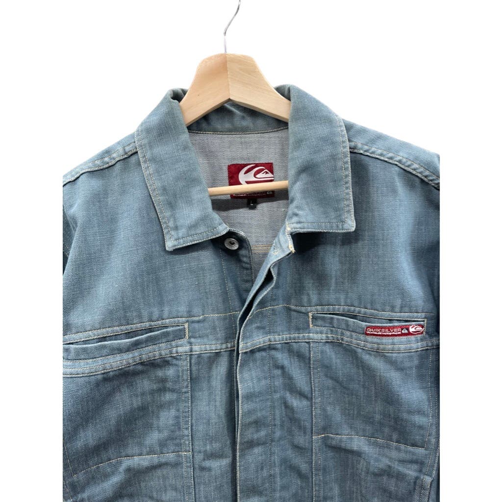 Vintage Quiksilver Denim Development Denim Trucker Jacket