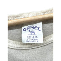 Vintage 1995 Camel Genuine Taste Cream Graphic Tank Top