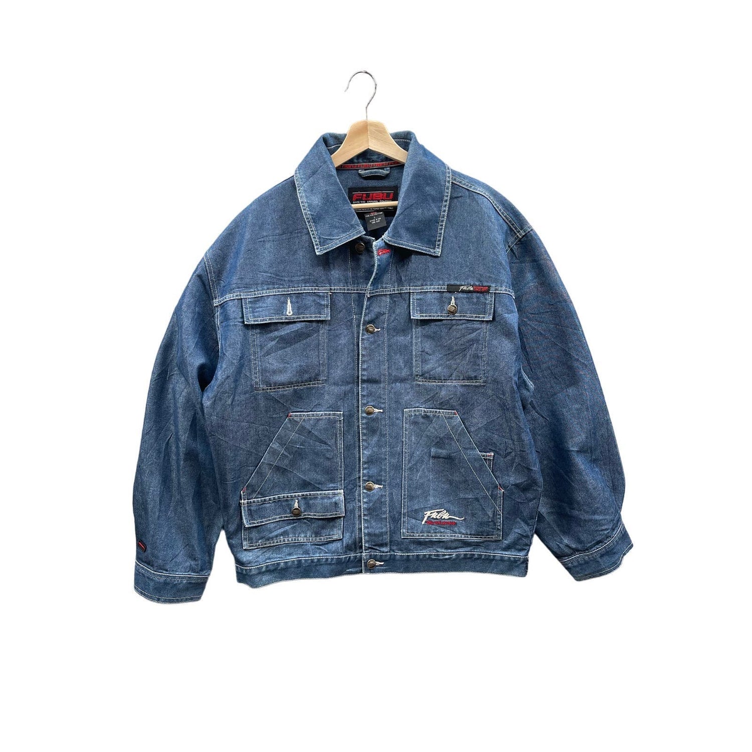 Vintage 1990's Fubu The Collection Denim Chore Jacket