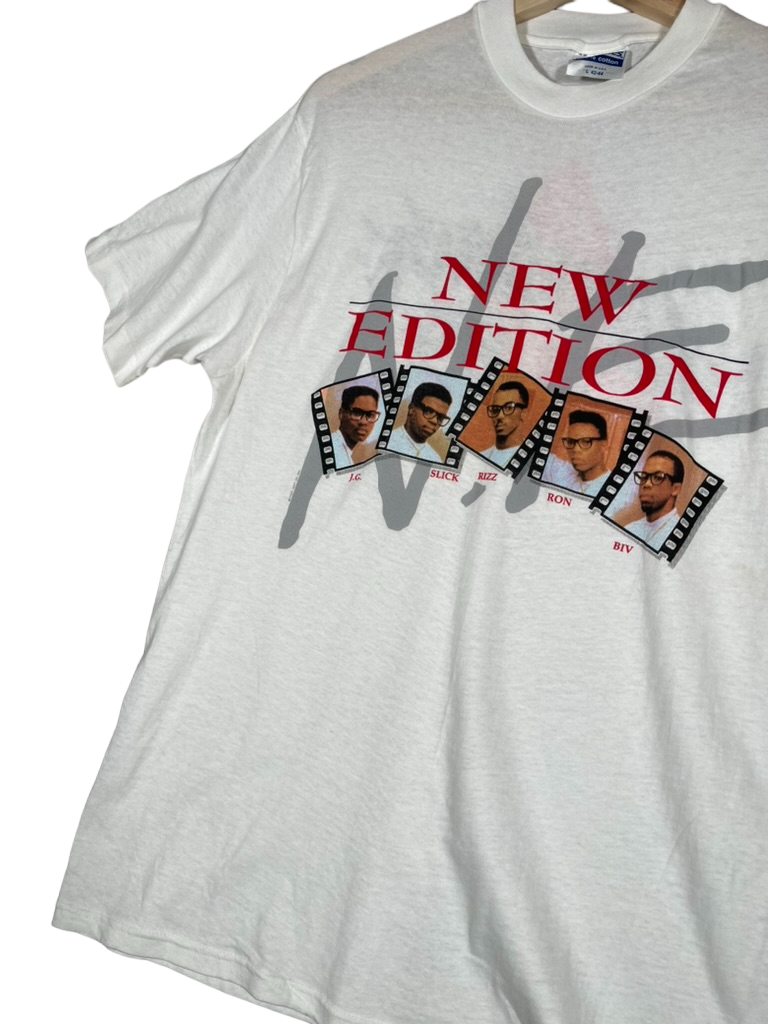 Vintage 1989 New Edition Heatwave Tour T-Shirt