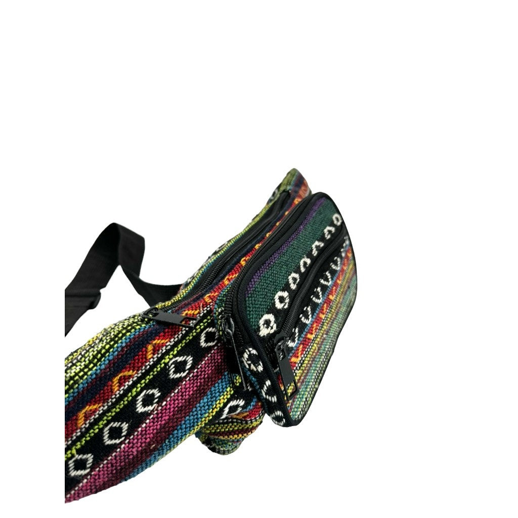 Vintage Aztec Bohemian Geo Pattern Crossbody Waist Bag