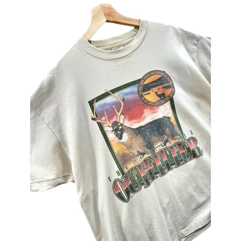 1990's The Original Outfitter Outdoor Deer Graphic Tee