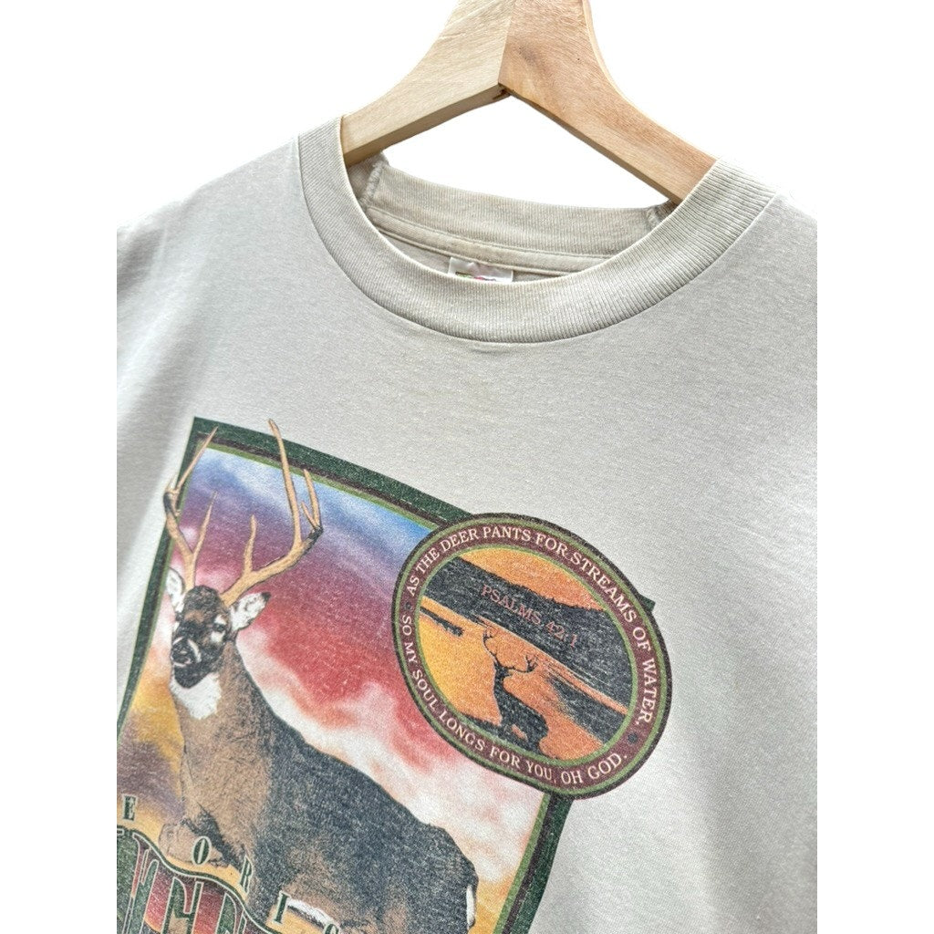 1990's The Original Outfitter Outdoor Deer Graphic Tee