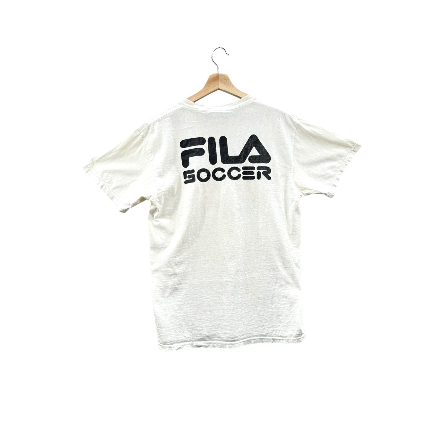 Vintage 1990's FILA Soccer Paul Riley Soccer School Graphic Tee