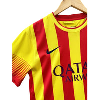 Nike FC Barcelona Men's Team Football Striped Soccer Jersey