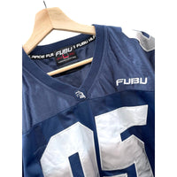 Vintage Fubu x XLARGE Navy Gradient Mesh Football Jersey