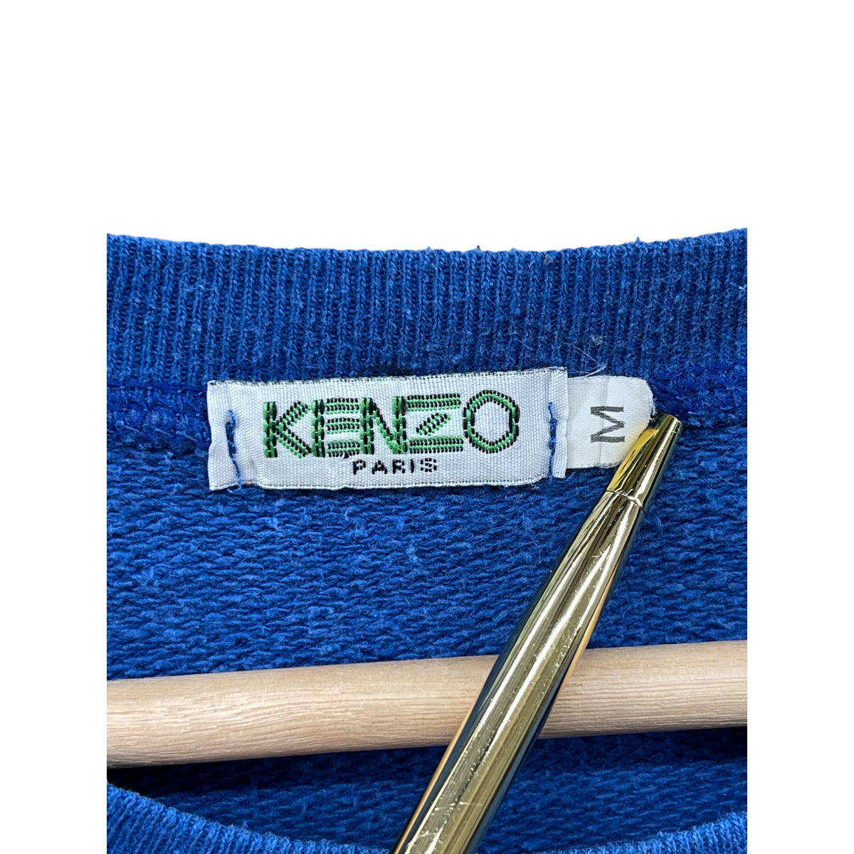 Kenzo Paris Blue/White Embroidered Tiger Sweatshirt