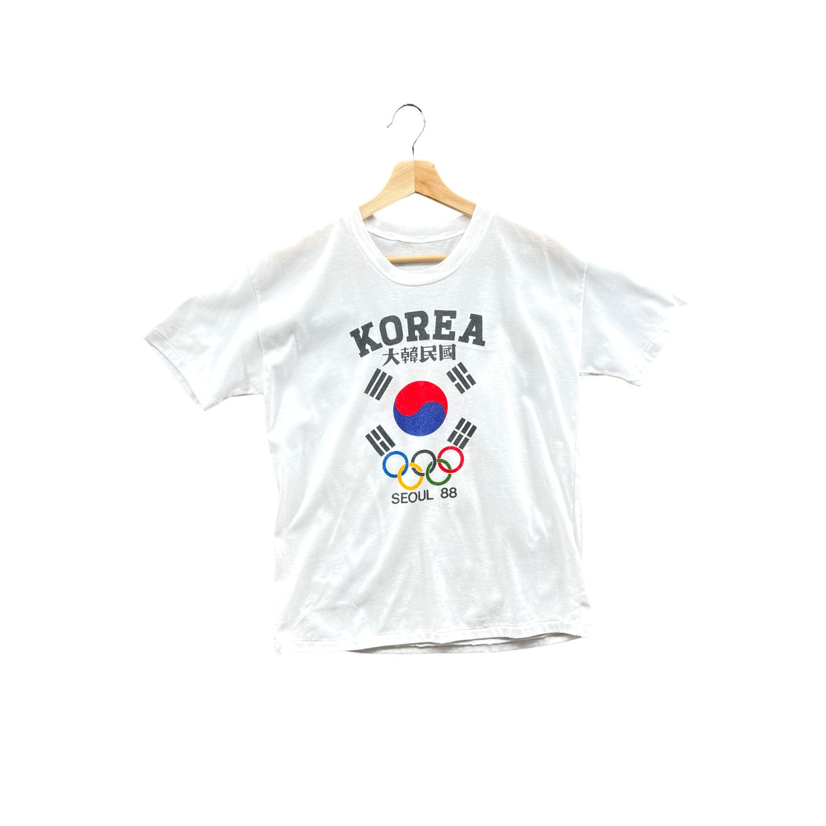 Vintage 1980's Seoul Korea Olympics Graphic T-Shirt