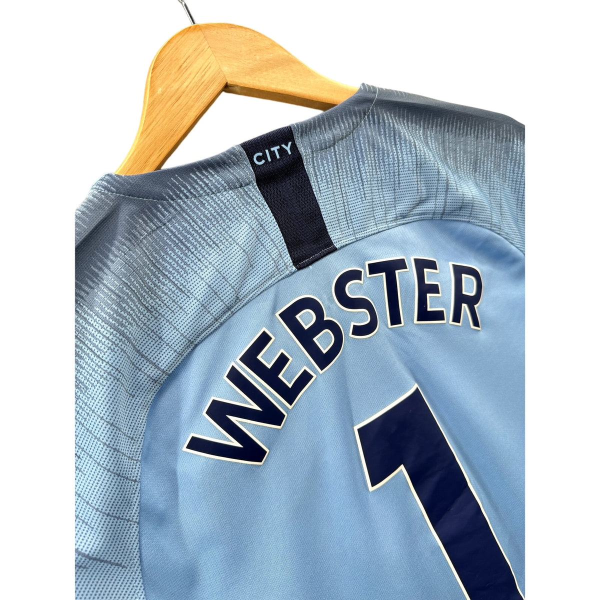 Nike Manchester City Webster #1 Home Men's Football Soccer Jersey