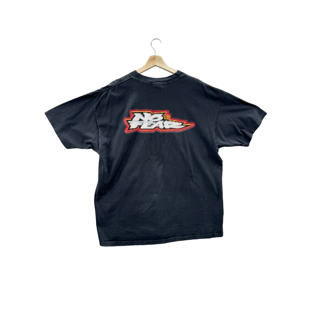 2000's No Fear Braille Logo Graphic Tee