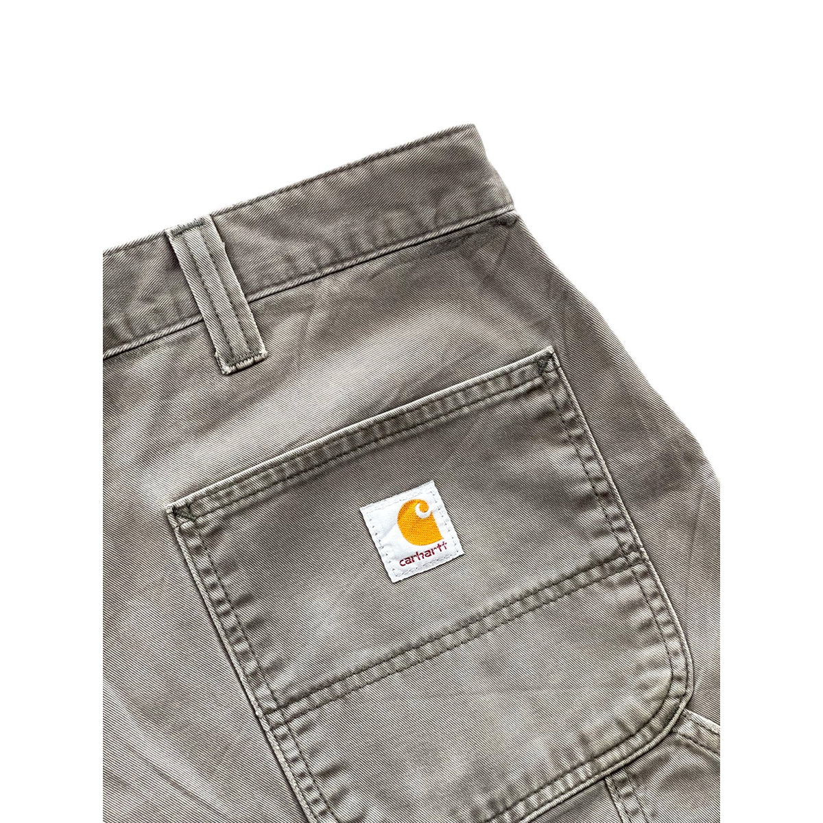Vintage Carhartt Distressed Gray Canvas Cargo Shorts