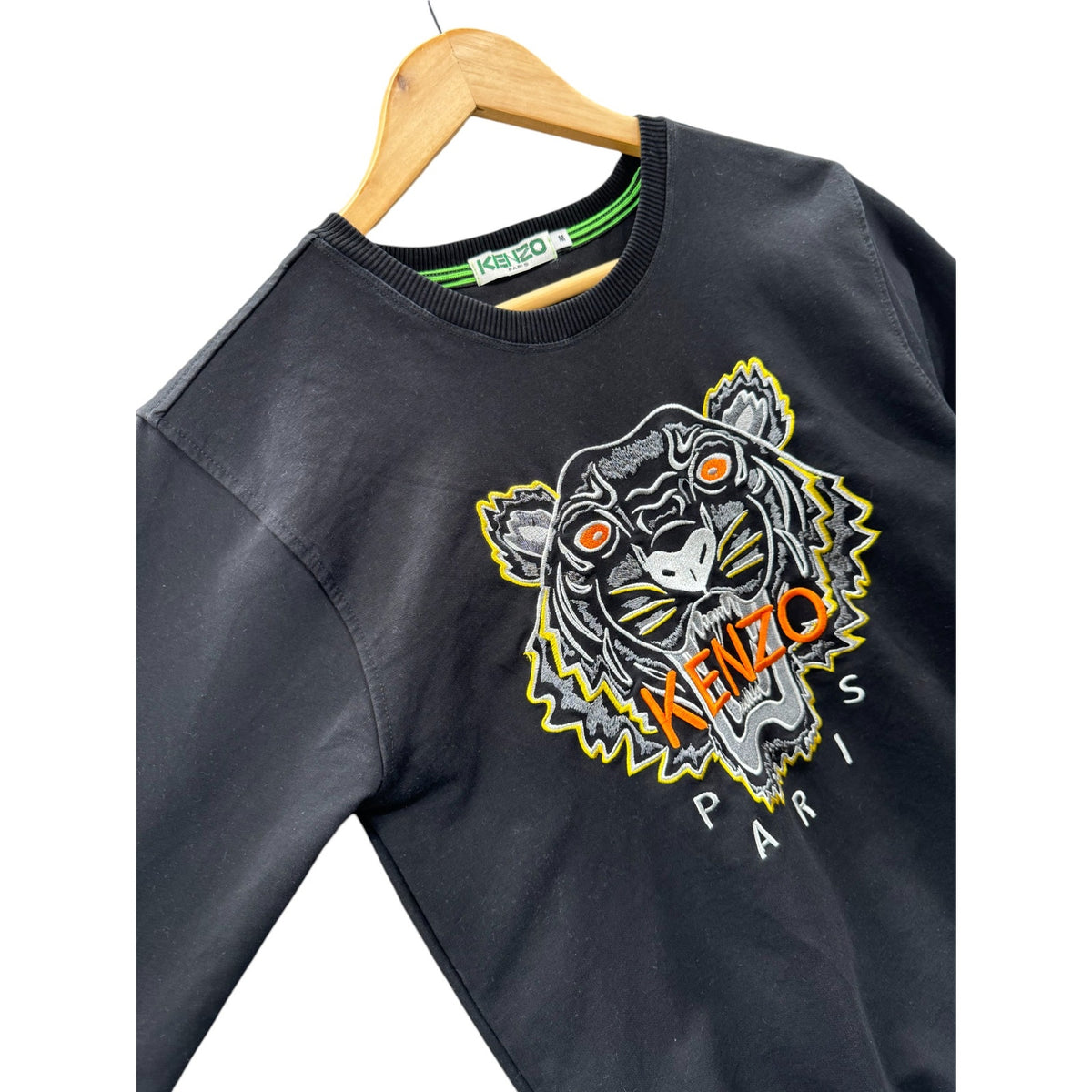 Kenzo Paris Embroidered Tiger Graphic Crewneck