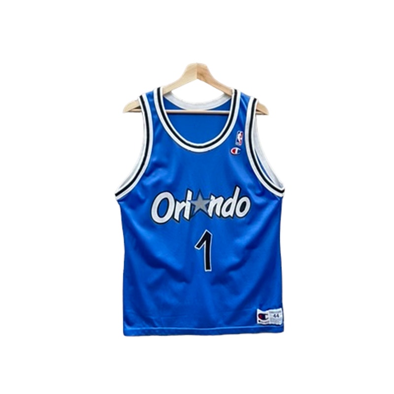 Vintage 1990's Champion Orlando Magic Penny Hardaway #1 NBA Jersey