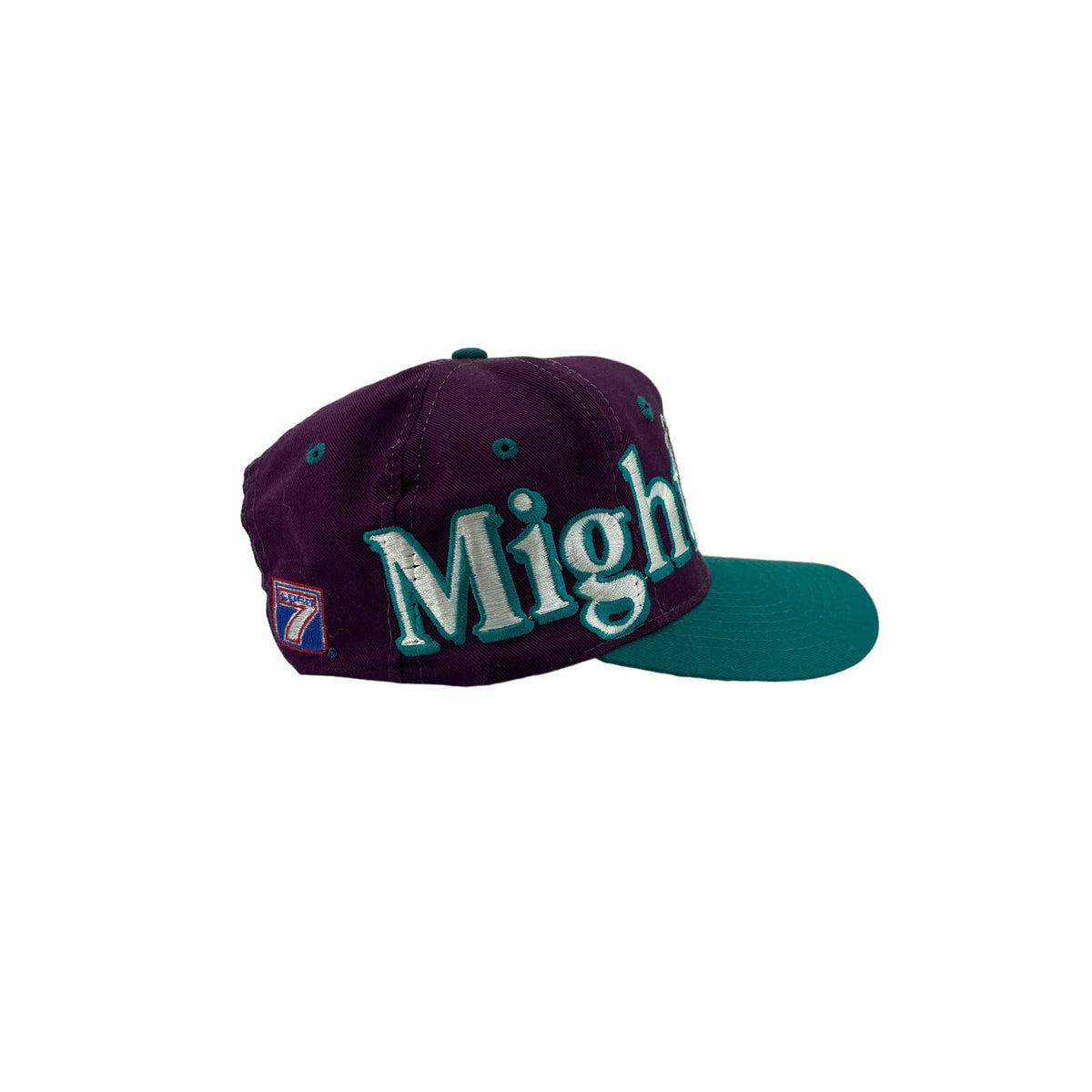 Vintage 1990's Mighty Ducks Logo 7 Snapback Hat