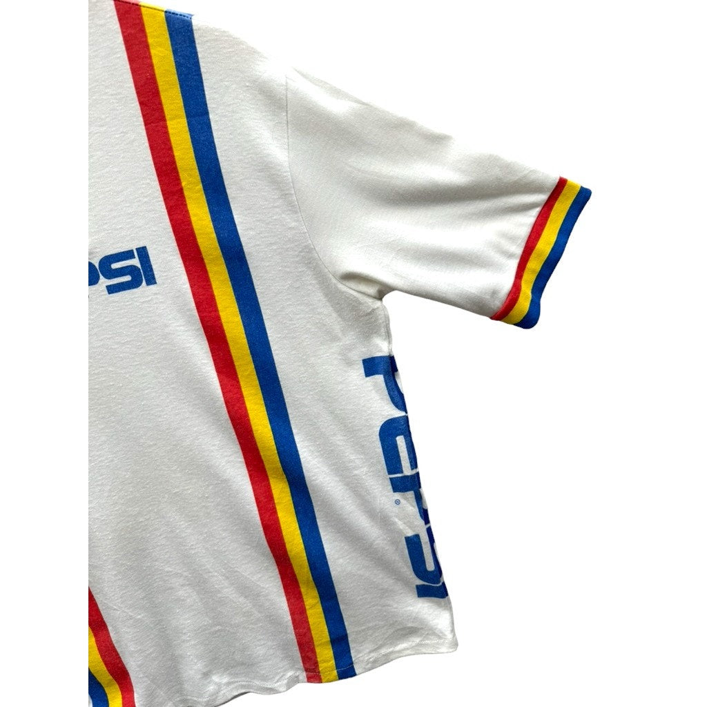 Vintage 1990's Pepsi 1/4 Zip Biking Cycling Shirt