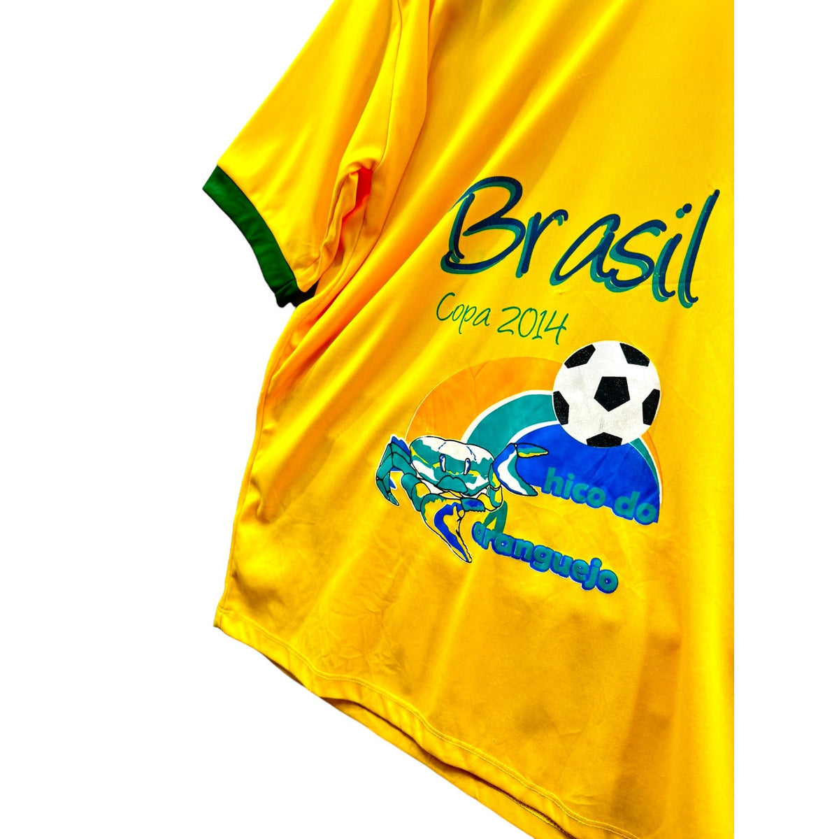 Vintage Brasil Copa 2014 Soccer Futbol Jersey