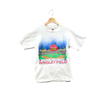 Vintage 1980's Chicago Cubs Wrigley Field Lights Graphic Tee