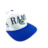 Vintage 1990's Sports Specialties LA Rams Laser Shadow Snapback Hat