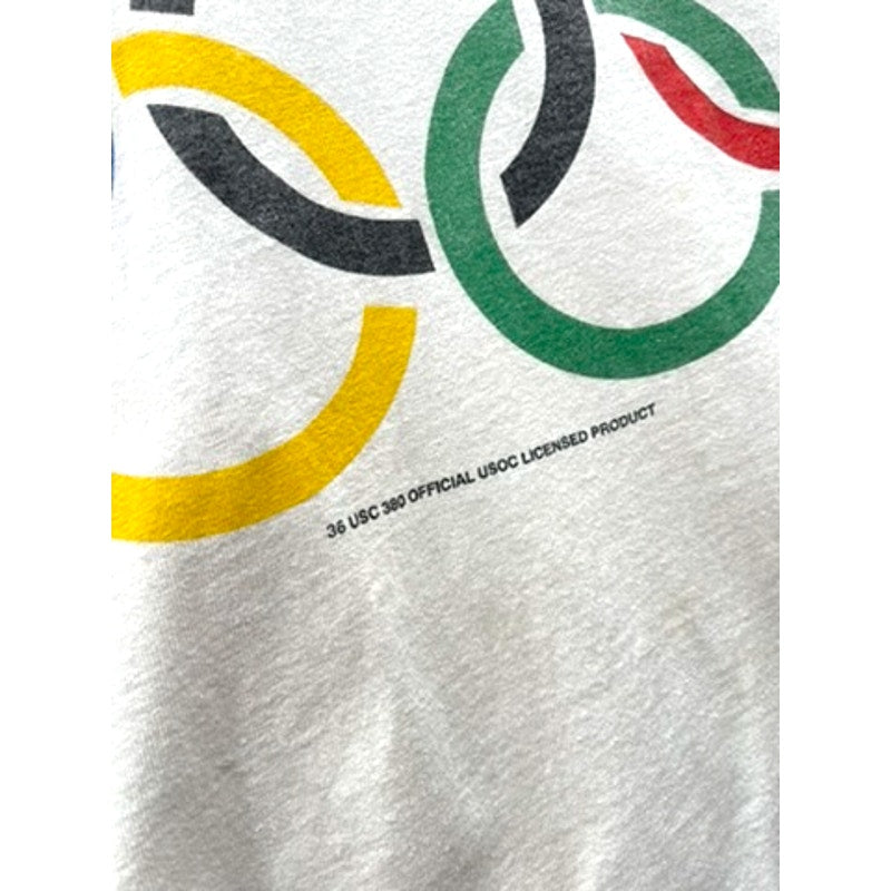 Vintage 1990's Hanes USA Olympics Official Graphic Logo Tee