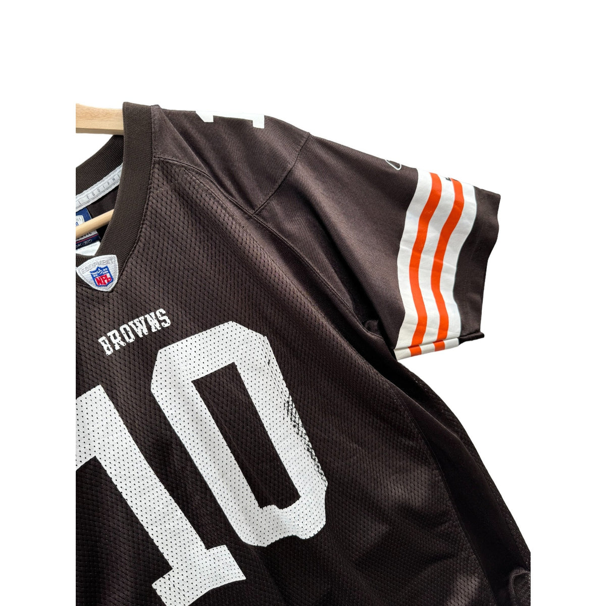 2000's Reebok Cleveland Browns Brady Quinn Youth NFL Jersey