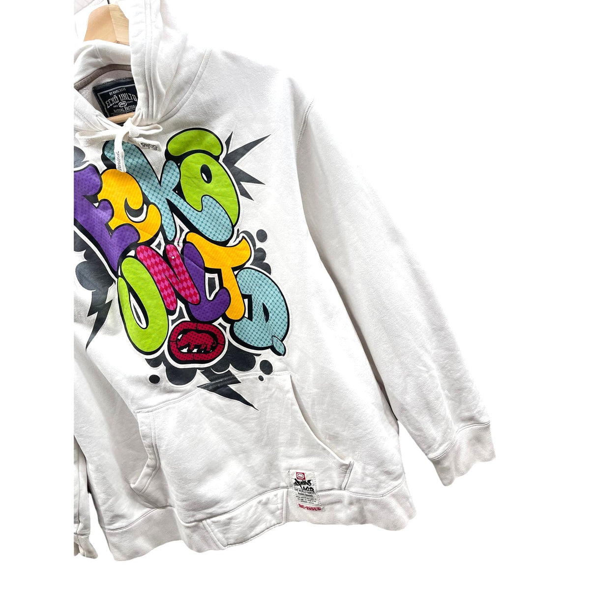 Vintage Ecko Unltd. Graffiti Print Re-Issue Heavy Hoodie