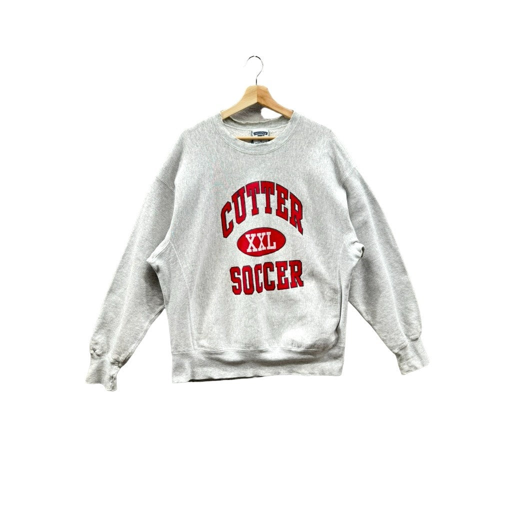 1990's Lee Cutter XXL Soccer Reverse Weave Crewneck