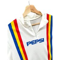 Vintage 1990's Pepsi 1/4 Zip Biking Cycling Shirt