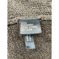 Vintage Ralph Lauren Men's Dark Gray 1/4 Zip Pullover Sweater