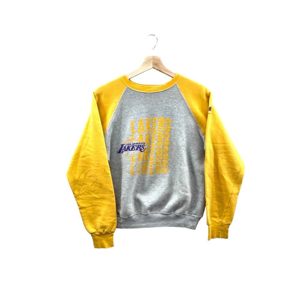 Vintage 1990's Los Angeles Lakers Champion Two-Tone Crewneck