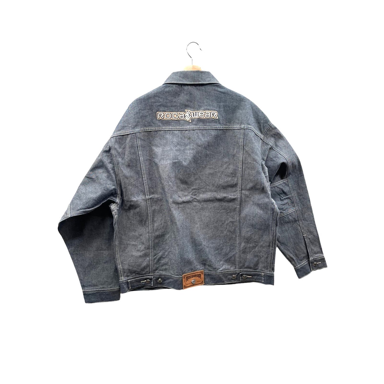 Vintage 1990's Rocawear Light Indigo Denim Workwear Jacket