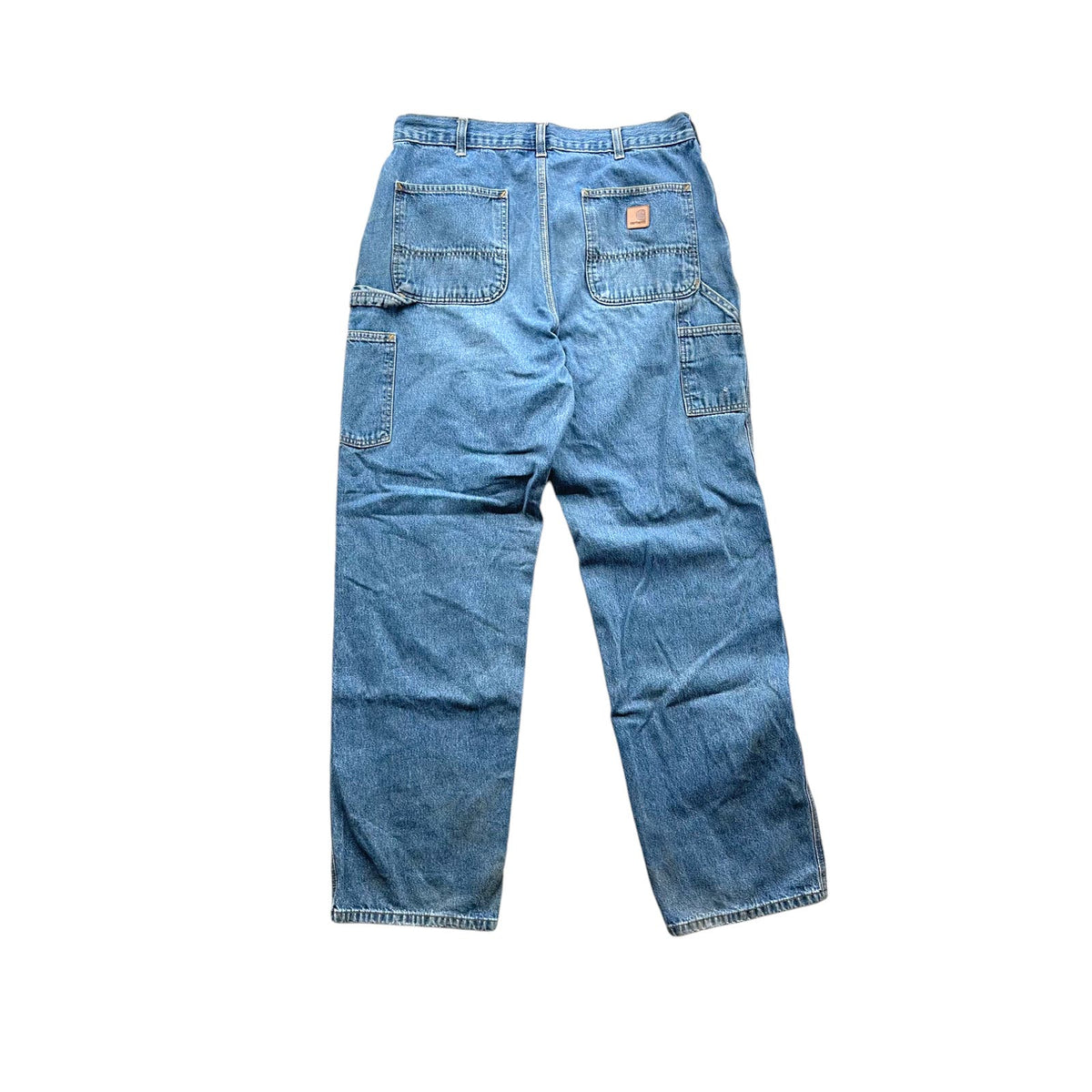 Vintage Carhartt Denim Carpenter Dungaree Fit Jeans 36x34