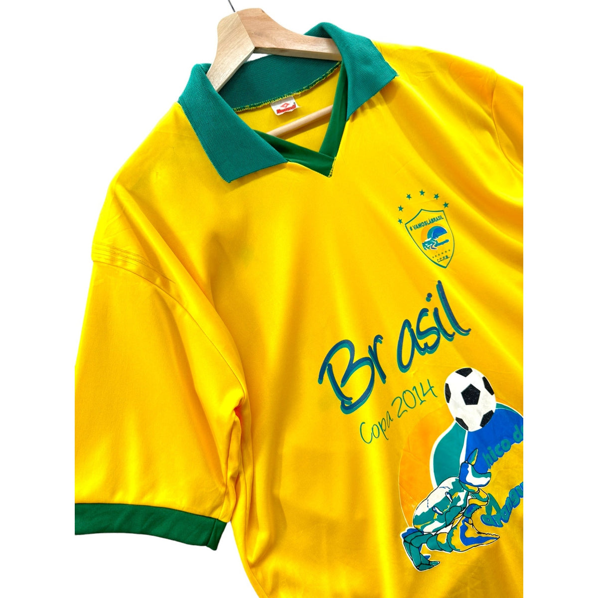 Vintage Brasil Copa 2014 Soccer Futbol Jersey