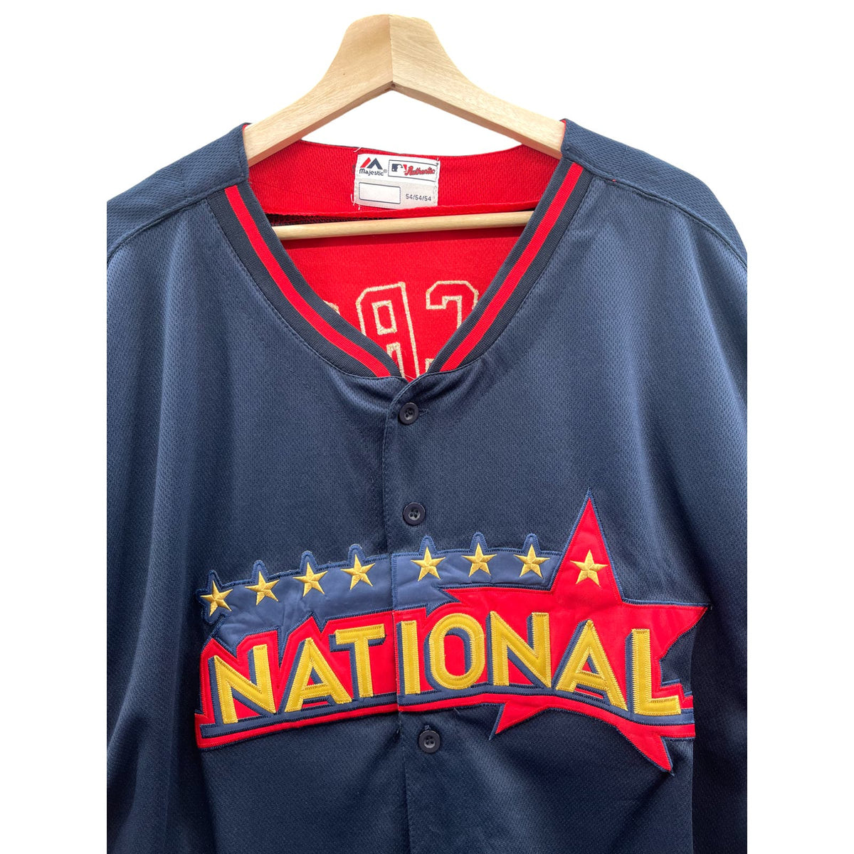 Vintage Majestic MLB 2014 All Star Game Lucroy Baseball Jersey