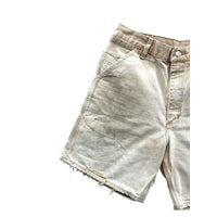 Vintage 1990's Carhartt Distressed Tan Carpenter Shorts