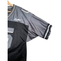 Y2K Fubu Sports Collection Black Football Mesh Jersey