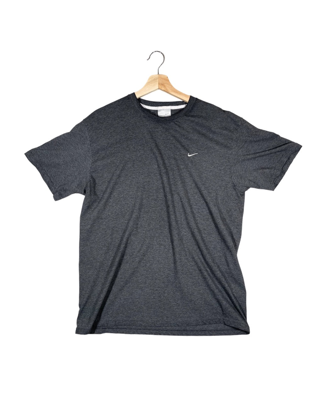 Vintage 2000's Nike Dark Grey Corner Swoosh T-Shirt