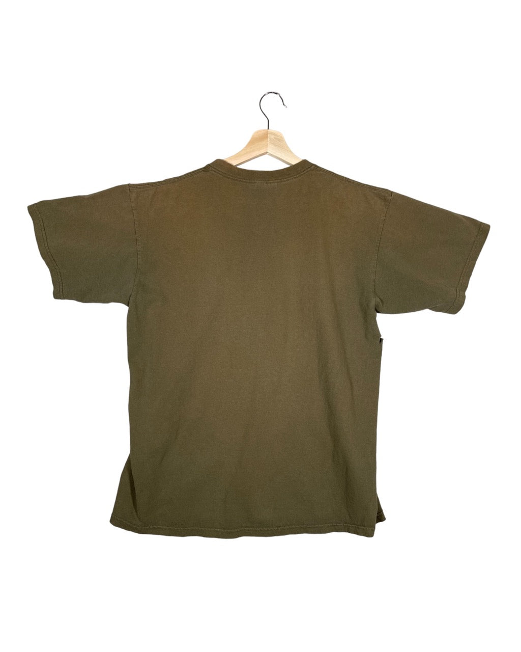 Vintage 2000's Nike Olive Green Corner Swoosh T-Shirt