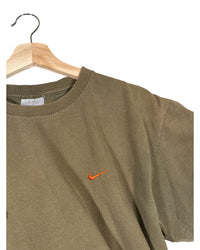 Vintage 2000's Nike Olive Green Corner Swoosh T-Shirt