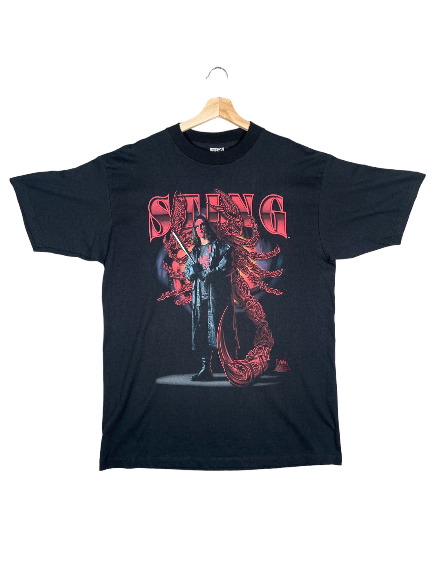 Vintage 1990's Sting NWO WCW Scorpion Graphic T-Shirt