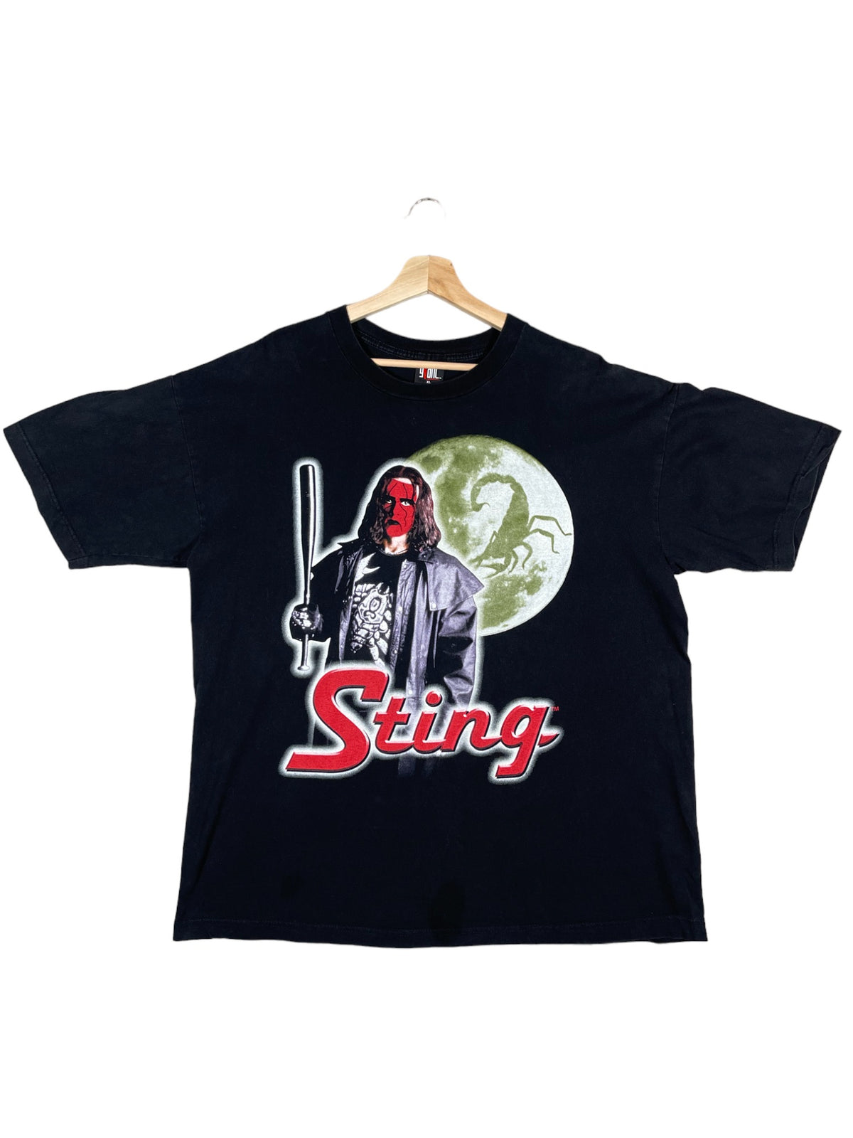 Vintage 1990's Sting NWO WCW Scorpion Wrestling T-Shirt
