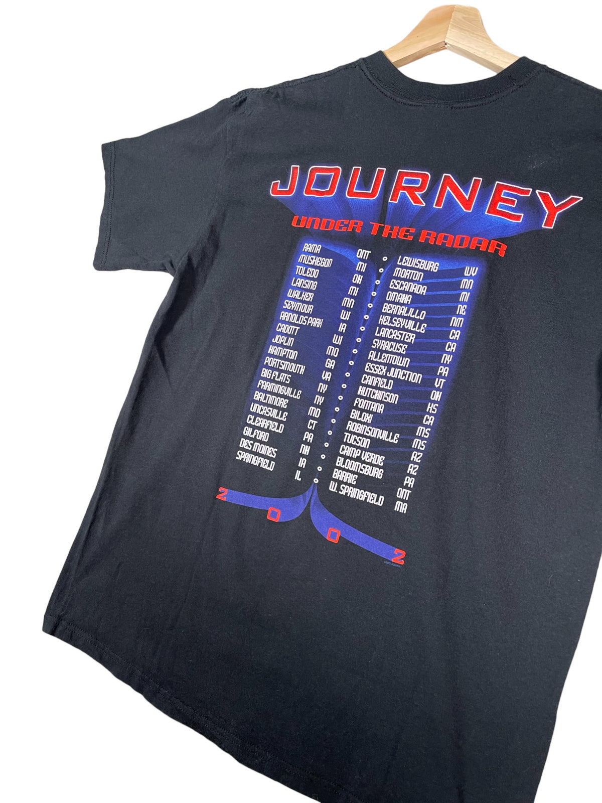 Vintage 2002 Journey Under the Radar Tour T-Shirt