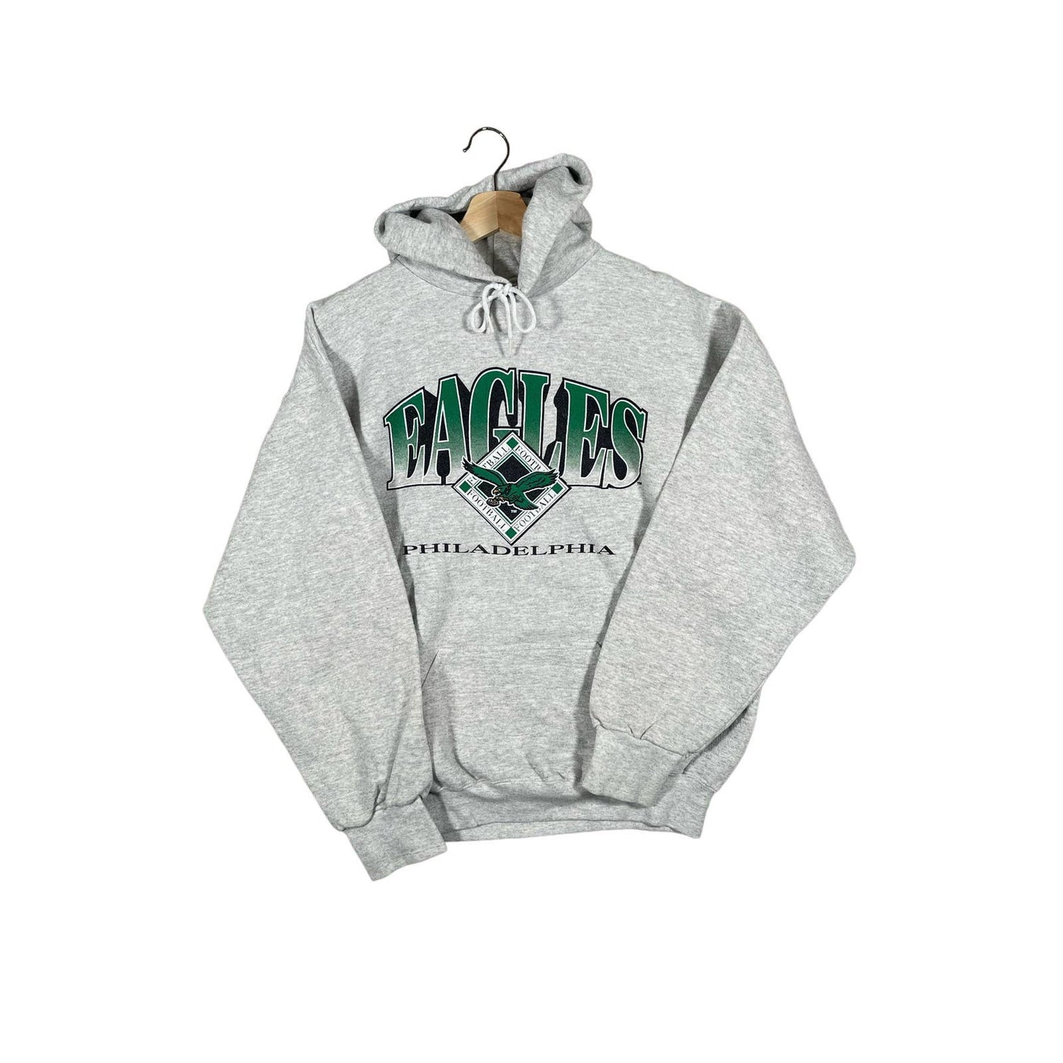 Vintage 1990's Philadelphia Eagles Trench Ultra NFL Hoodie