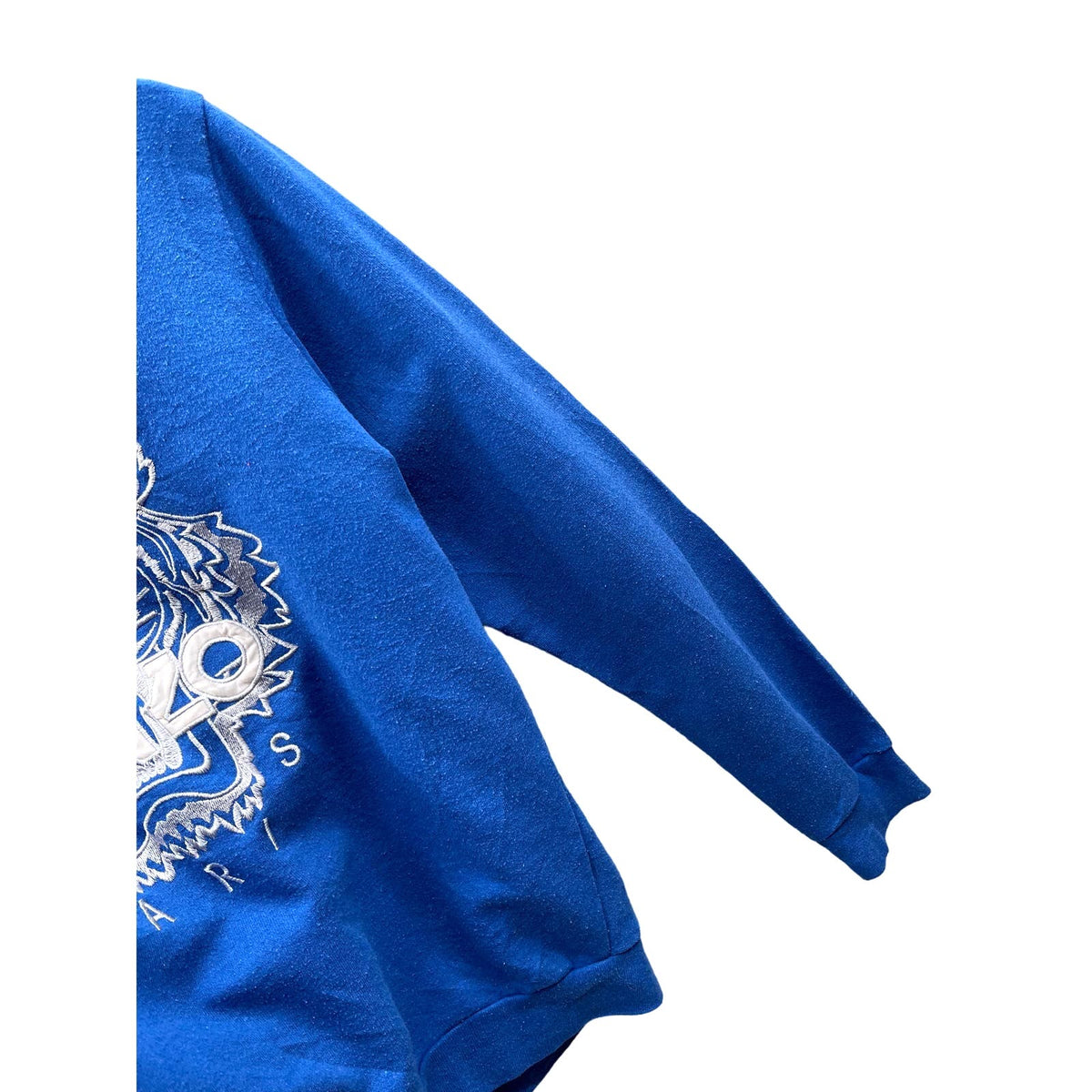 Kenzo Paris Blue/White Embroidered Tiger Sweatshirt