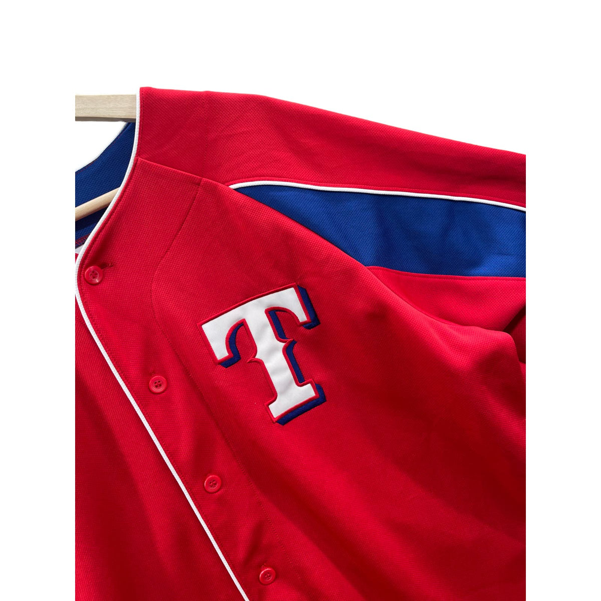 Vintage Majestic Texas Rangers Team Baseball Jersey