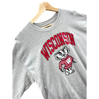 Vintage Wisconsin University Badgers College Graphic L/S Tee