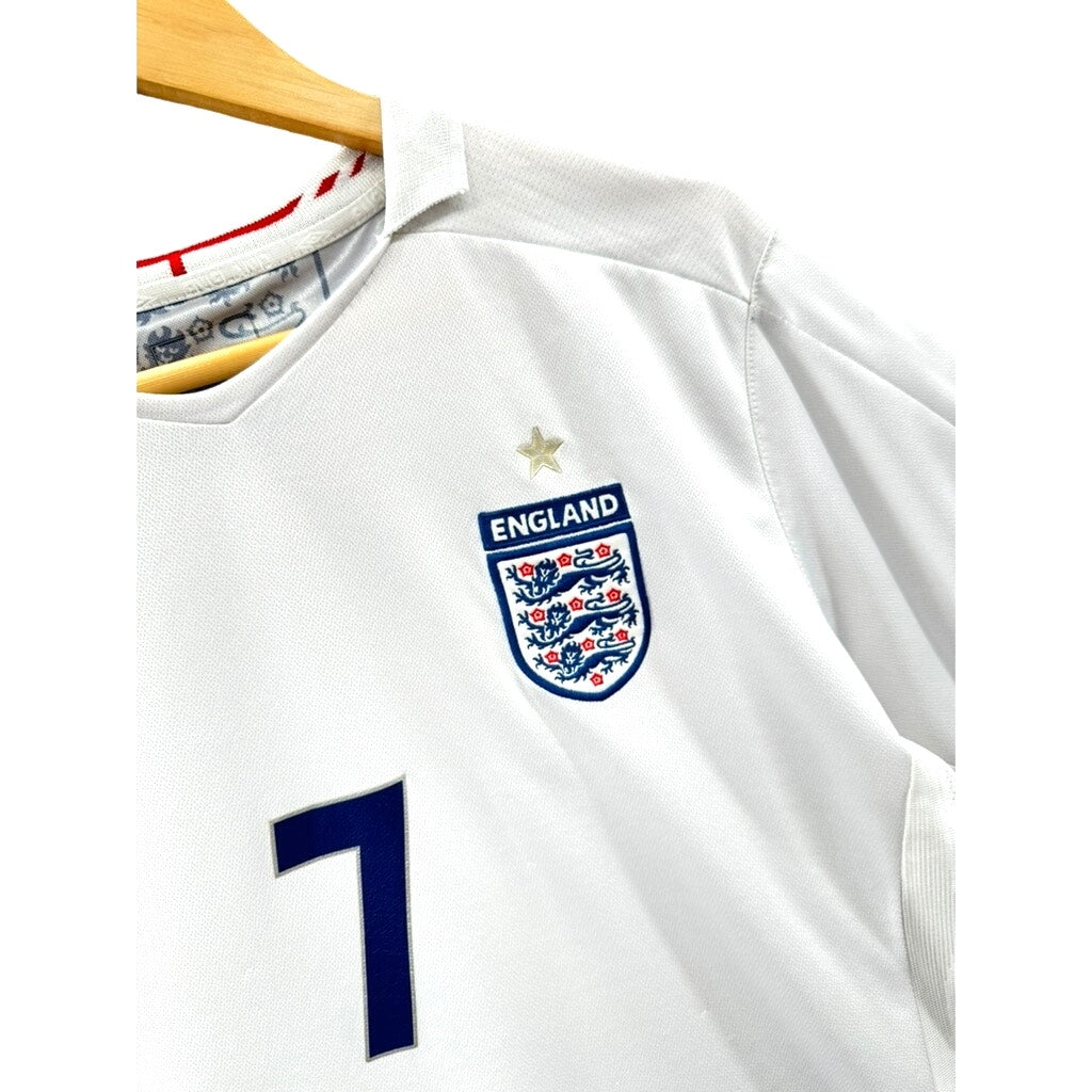 Umbro England David Beckham #7 Men's Football Soccer Jersey