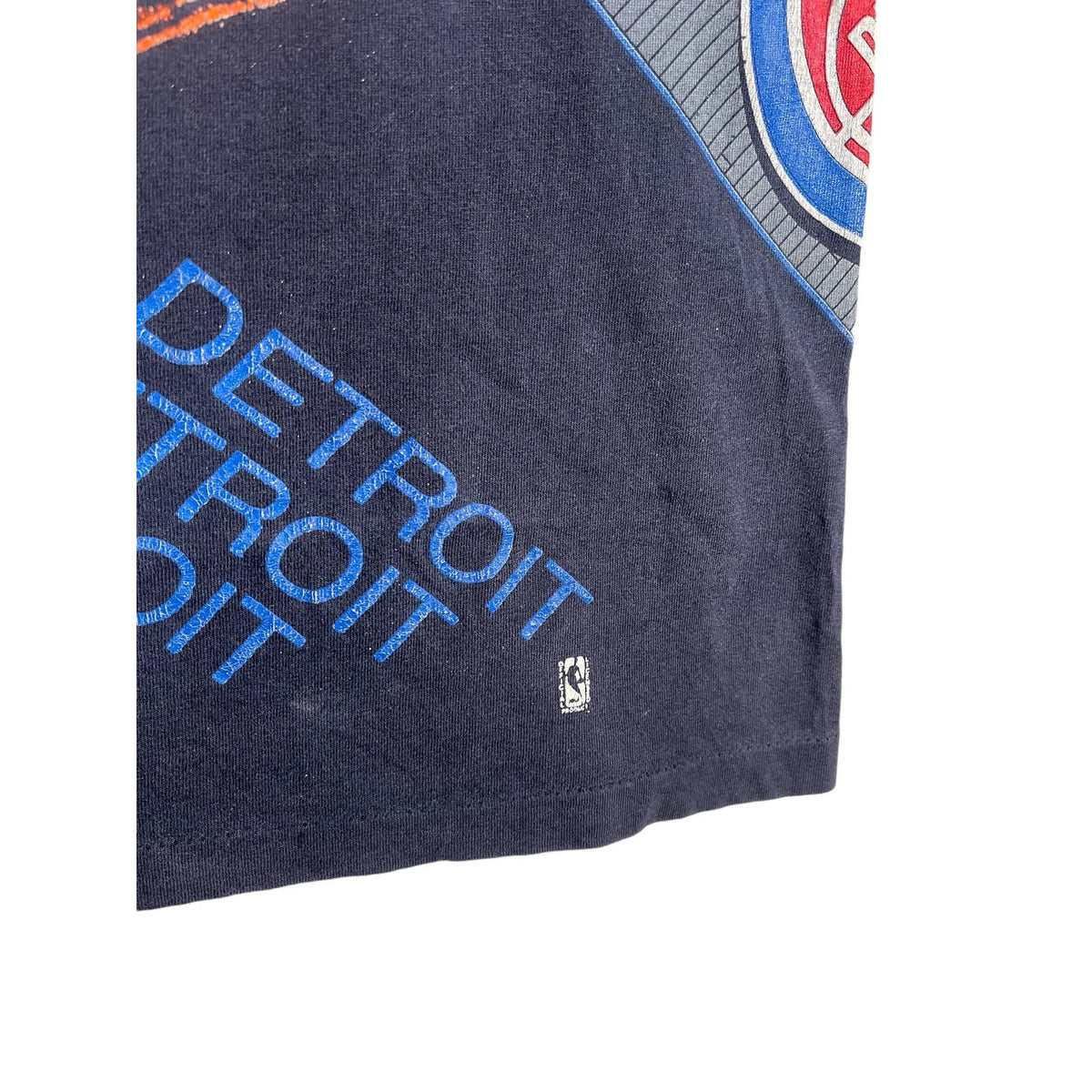 Vintage 1990's Detroit Pistons NBA Tip Off AOP T-Shirt