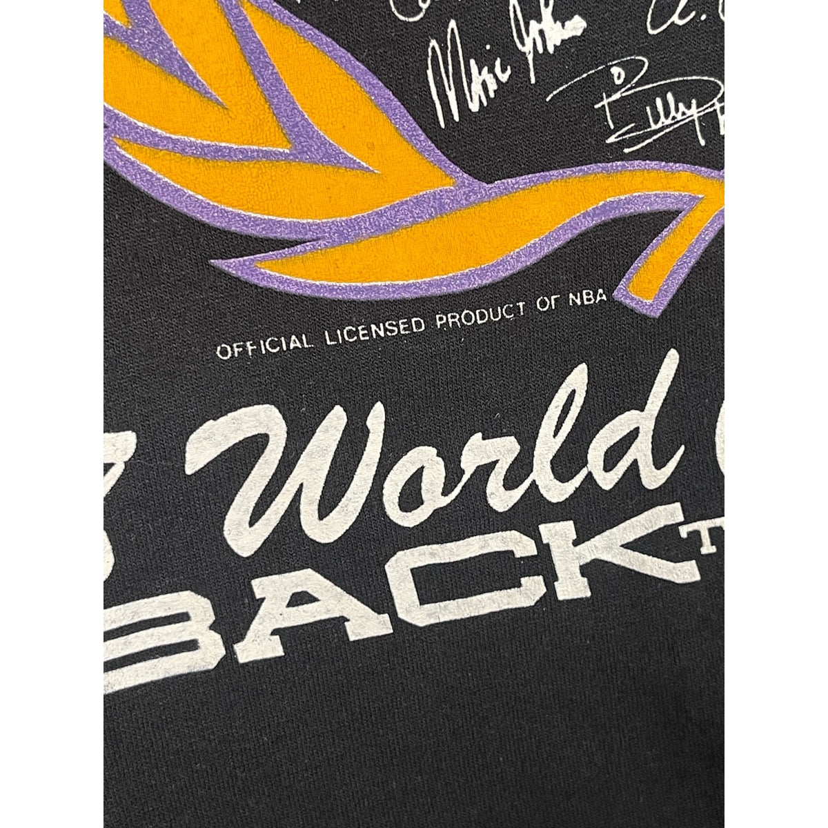 1980's Los Angeles Lakers Back-to-Back Championship T-Shirt