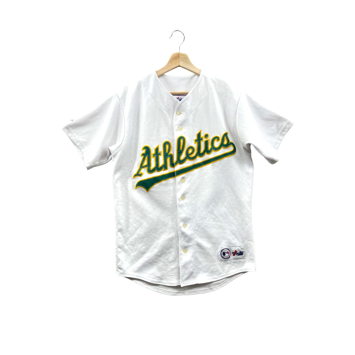 Vintage Majestic Oakland Athletics Eric Chavez MLB Home Jersey