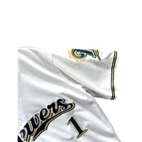 Majestic Authentic Milwaukee Brewers Hart #1 Baseball Jersey